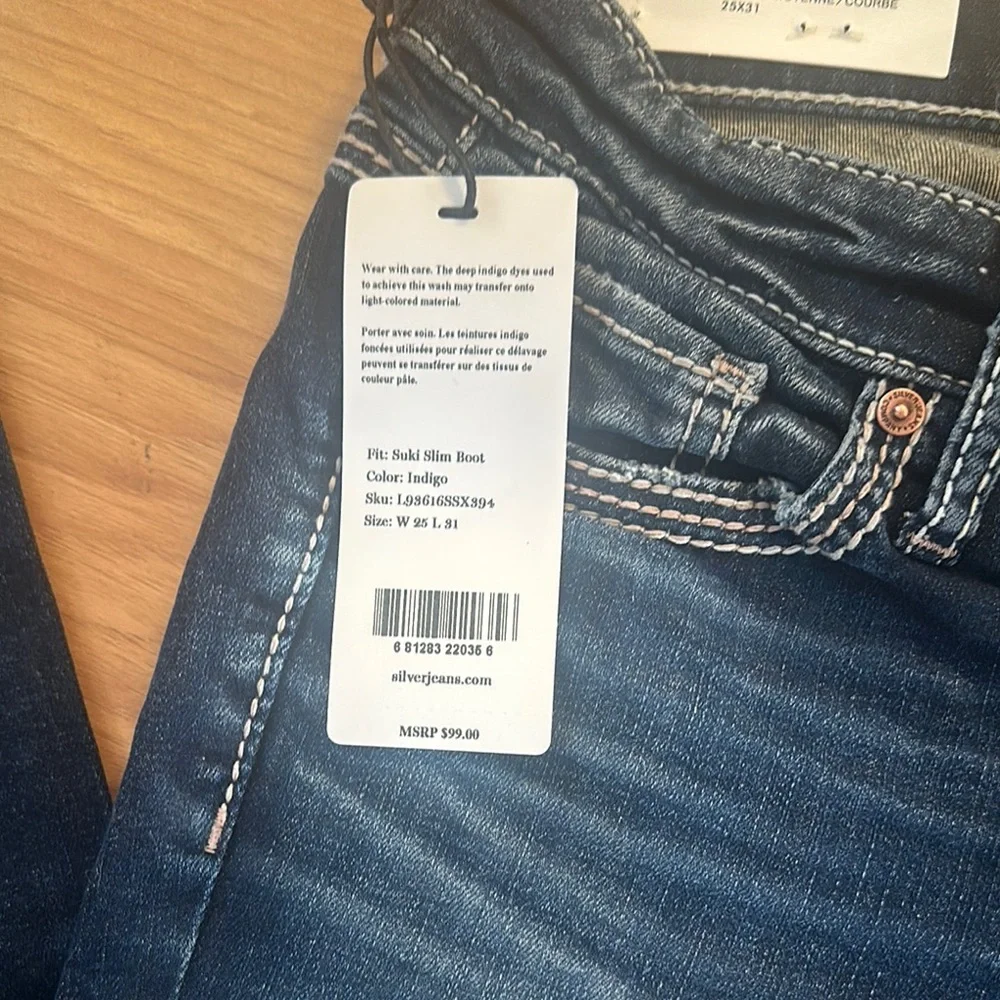 Silver Jeans Suki 25x31 - Picture 4 of 5